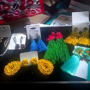 Glam earrings "Frosting for your pretty " email your choice and I'll list 4 you